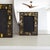 Black Pair of Vintage Hand Painted Black Lacquered Chinoisere Picture Frames For Sale - Image 8 of 13