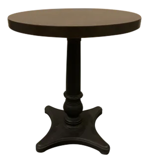 Vintage Side Table Decorative Iron Base