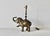 Vintage Maitland Smith Style Brass Figural Elephant Table Lamp For Sale - Image 9 of 13