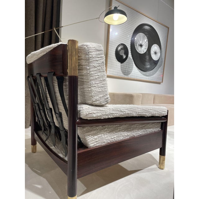 Sella Armchairs attributed to Carlo Di Carli for Sormani, 1960s, Set of 2 For Sale - Image 4 of 9