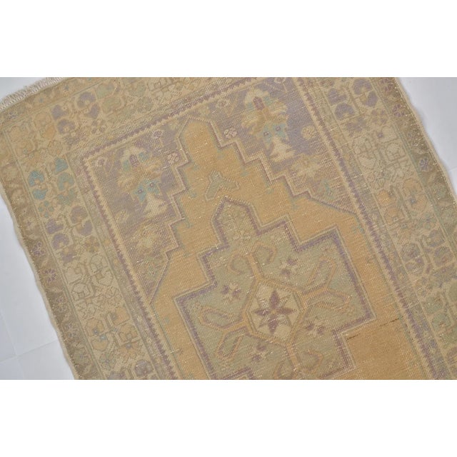 Handmade wool carpet in Turkish Anatolia , Vintage Oushak Rug,Turkish Vintage Anatolian Rug, Handmade wool Rug . One Of...