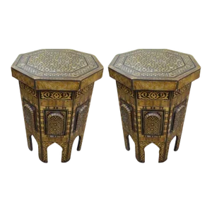 Pair of Middle Eastern Moorish Style Tables