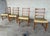 Set of 4 Vintage Ladder Back Teak Wooden Dining Kitchen Chairs Mid-Century Modern Sweden 1960’s For Sale In Philadelphia - Image 6 of 8