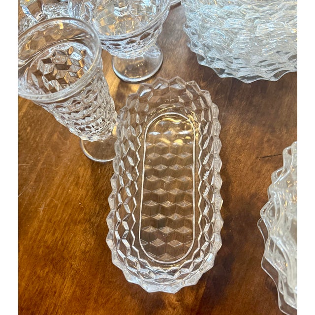 Late 20th Century Fostoria American Cubist Dish Collection - 47pcs For Sale - Image 9 of 12