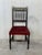 19th Set of Six Spanish Chairs With Bronze Details and Red Velvet Upholstery For Sale - Image 10 of 11
