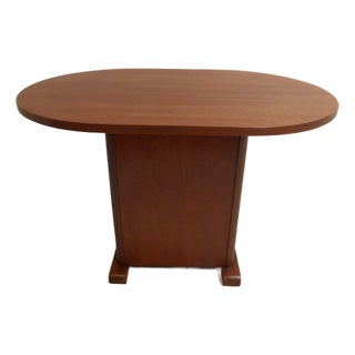 Art Deco Oval Coffee Table, 1920s For Sale