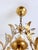 French Gilt and Silvered Tole Leaf 5-Light Chandelier, 1960s For Sale - Image 12 of 16