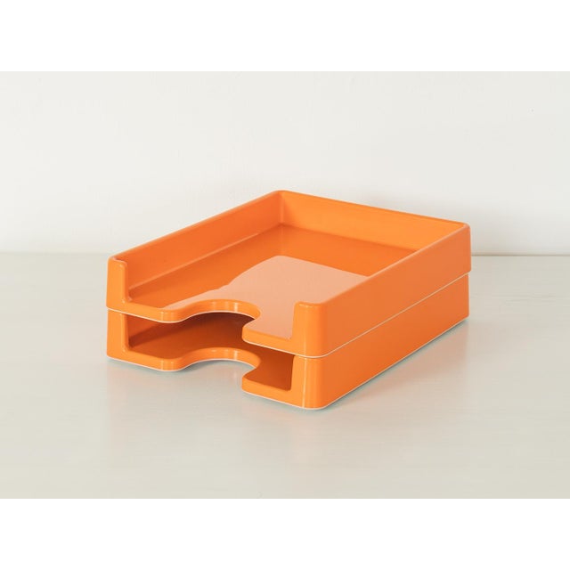 Orange Letterboxes, 1970s, Set of 2 For Sale - Image 8 of 8