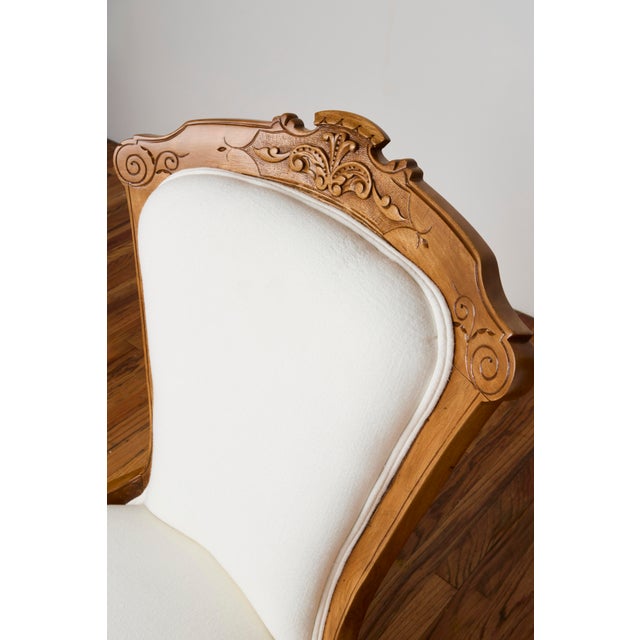 Pair of 19th-Century French Louis XV Armchairs For Sale - Image 4 of 6