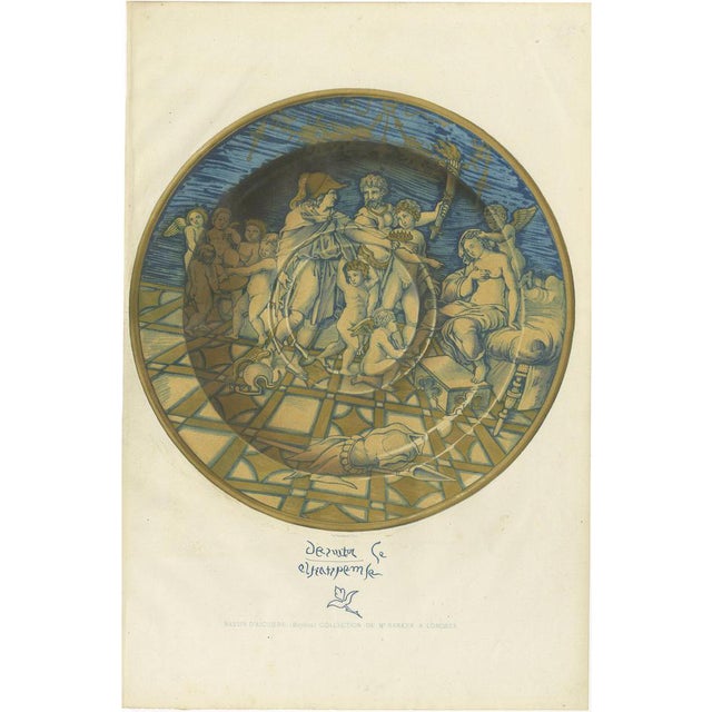 Delange, Basin of Mr. Barker, 1869, Paper For Sale