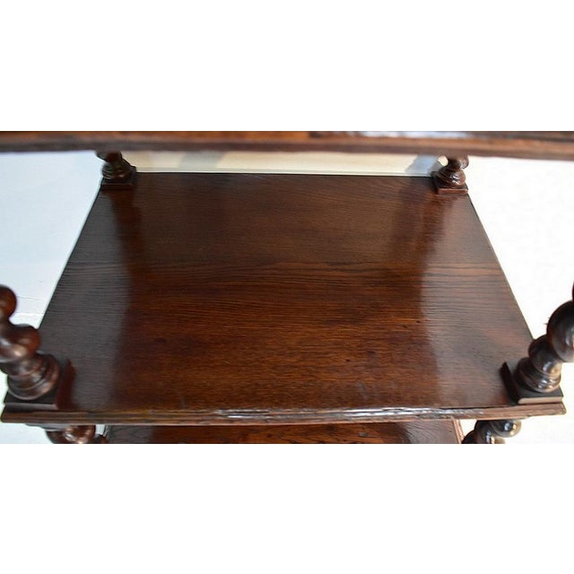 Small Oak Shelf in Louis XIII Style, 1900s For Sale - Image 15 of 18