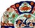 Red Antique 19th Century Japanese Imari Porcelain Scalloped Charger Plate, 13.25" D For Sale - Image 8 of 13