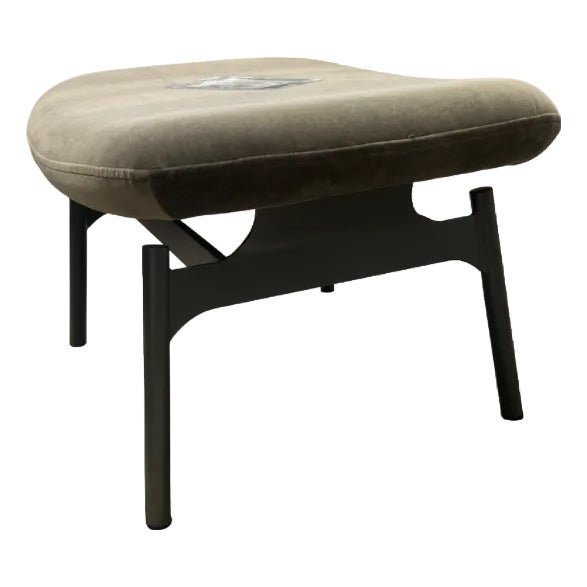 Field Ottoman by Blu Dot - Storm Velvet For Sale