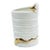Hollywood Regency Style Glazed Ceramic Serpent Cylinder Vessel For Sale