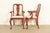 Henkel Harris Queen Anne Solid Cherry Wood Dining Chairs | Set of Six For Sale - Image 13 of 16