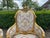 1970 French Louis XVI Gold Beech Damask Sofa Set - 3 PCS For Sale - Image 11 of 18