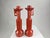 This very rare set of ceramic candlesticks was designed by Enzo Bioli for Il Picchio in Italy in the 1970s. The...
