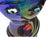 Glass Murano Glass Pop Art Woman Head Sculpture For Sale - Image 7 of 8
