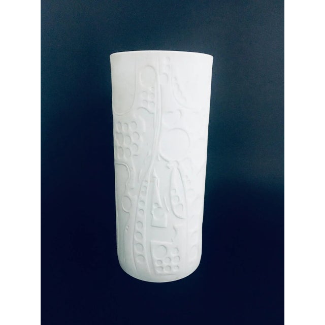 Ceramic OP Art Porcelain Vases by Gerold Porzellan, Germany, 1970s For Sale - Image 7 of 8