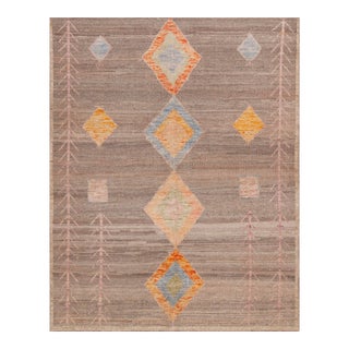 Modern Small Tribal Geometric Rug For Sale