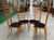 Black Vintage Chiavarine Model Chairs in Light Wood, 1960, Set of 4 For Sale - Image 8 of 13