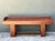 This monumental vintage coffee table is a striking example of Brutalist and industrial design. Hand-crafted from thick,...