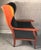 Wood 1840 South German Biedermeier Wingback Armchair For Sale - Image 7 of 8
