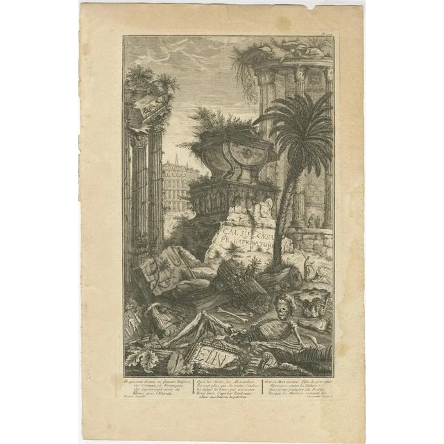 "vanitas of roman grandeur: a charpentier's homage to piranesi" this etching by françois philippe charpentier, crafted...