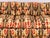 Early 21st Century Modern Ikat Fabric Upholstered Three-Seat Sofa For Sale - Image 5 of 10