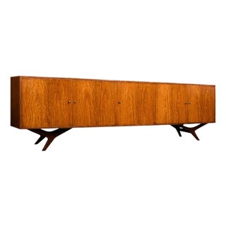Credenza in Solid Caviúna Hardwood by Forma, Brazilian Modern, 1960s For Sale