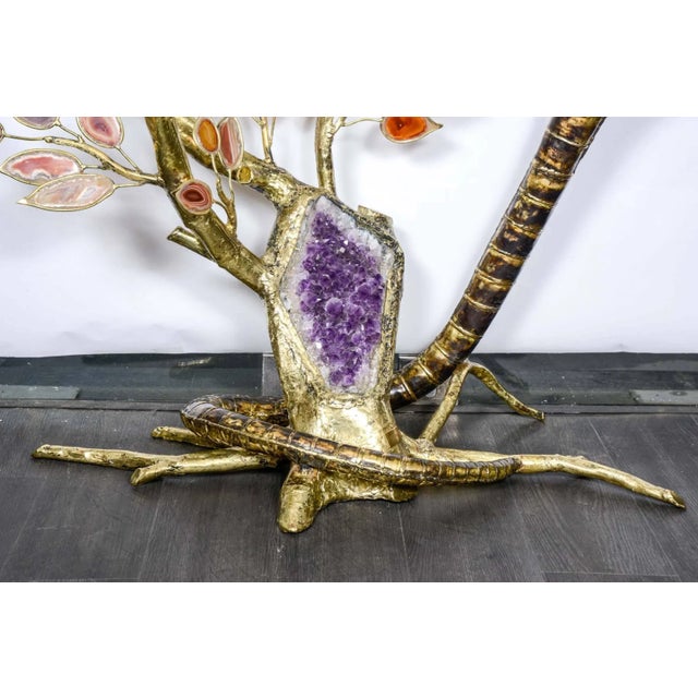 Mid-Century Modern Vintage French Console Table by Jacques Duval-Brasseur For Sale - Image 3 of 9