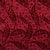 Sample - Schumacher Saz Paisley Velvet Fabric in Burgundy For Sale
