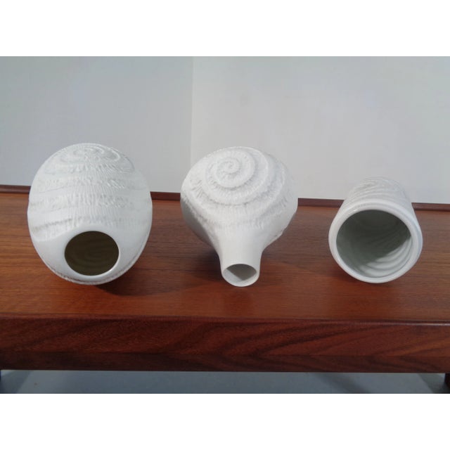 Ceramic Mid-Century Op Art Vases from Royal KPM, 1960s, Set of 3 For Sale - Image 7 of 18