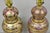 Gold Vintage Brass & Cloisonné Enamel Pink & Blue Jardiniere Urn Table Lamps - Pair For Sale - Image 8 of 14