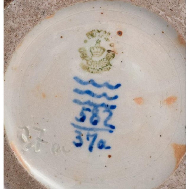 Royal Copenhagen Ceramic Vase by Carl Halier / Patrick Nordstrøm for Royal Copenhagen, 1937 For Sale - Image 4 of 5