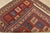 Gabbeh Rug 5′ X 6’4” Red Wool Vintage Tribal Hand-Knotted Oriental Carpet For Sale - Image 13 of 14