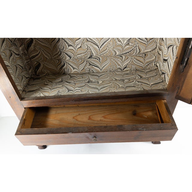 Brown 19th Century French Country Provincial Display or Spice Cabinet For Sale - Image 8 of 12