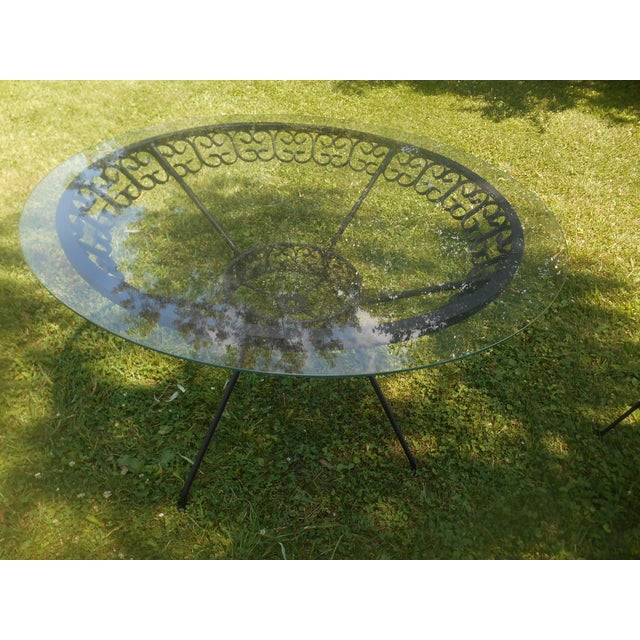 Vintage 1960's Arthur Umanoff Granada Table & 4 Chairs For Sale - Image 6 of 9