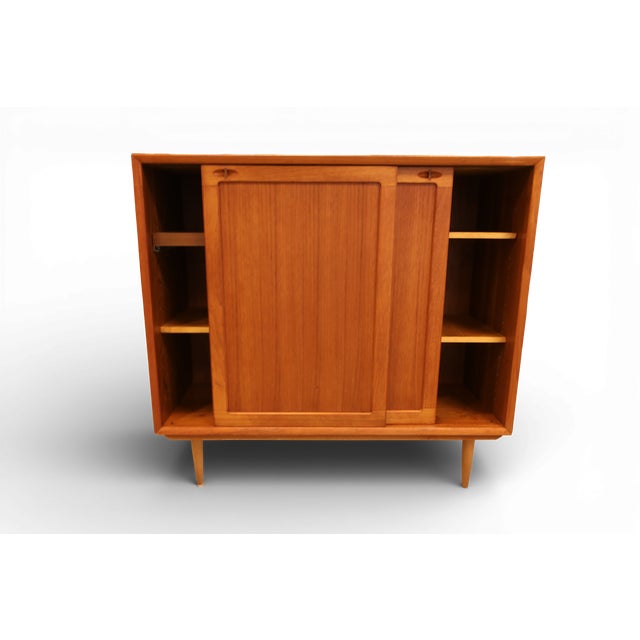Teak Cabinet with Stereo Space by H.W. Klein for Bramin, 1960s For Sale - Image 15 of 18