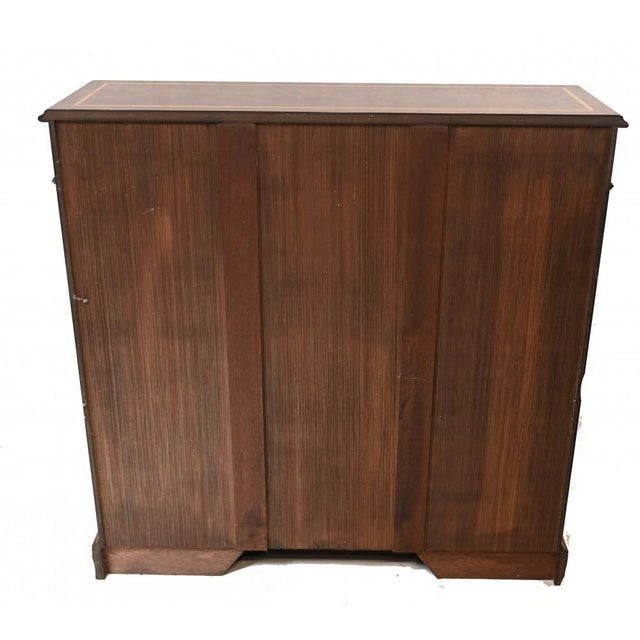 Regency Open Bookcase with Walnut Sheraton Inlay For Sale - Image 10 of 11