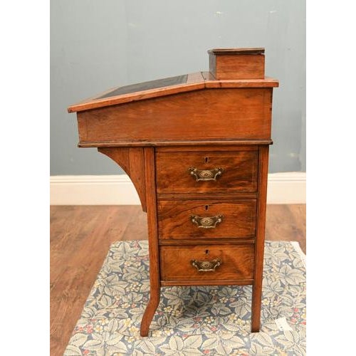Antique Sheraton Revival Davenport Desk, 1890s For Sale - Image 14 of 18