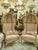 The chair was made in France and upholstery in Italy. Entire chair was hand-carved and frame is decorated with floral...
