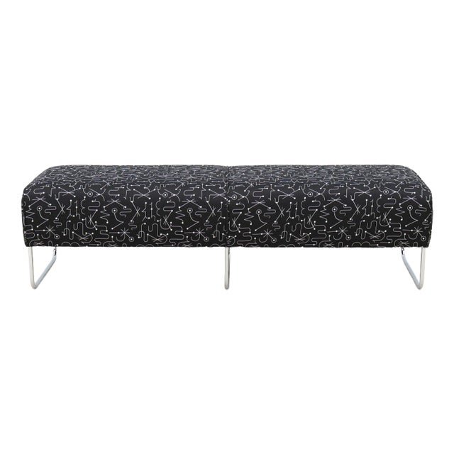 Modernist Jeffrey Bernett for Bernhardt Design Balance Three-Seat Bench For Sale