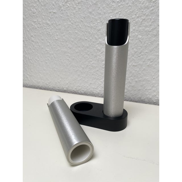 Black Salt and Pepper Grinder Set by Rud Thygesen and Johnny Sørensen for Rosendahl, Denmark, 1960s, Set of 3 For Sale - Image 8 of 10