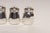 1930s Art Deco 8 Sterling Silver Salt Shakers by Revere and JWW With Retailer Georg Jensen Box For Sale - Image 13 of 17