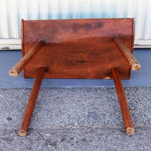 19th Century Butcher Block Side Table For Sale In Los Angeles - Image 6 of 6