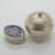 Metal Vintage Italian Silver Duo Pill Trinket Boxes with Tripod Feet, 1980s, Set of 2 For Sale - Image 7 of 13