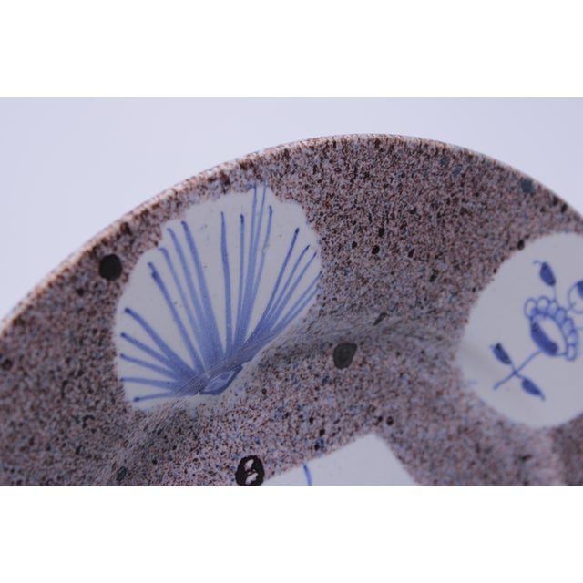 Ceramic Ceramic Hand Crafted English Grace Plate For Sale - Image 7 of 13