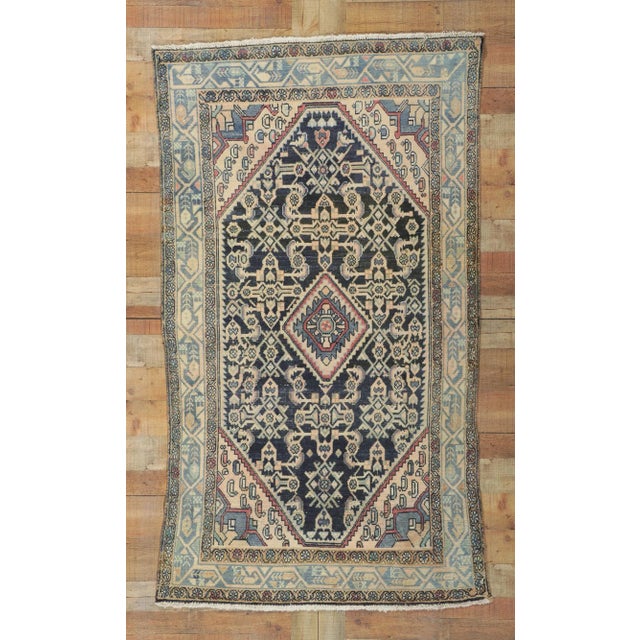 Antique Persian Malayer Rug - 04'00 X 07'01 For Sale - Image 9 of 9