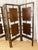 Vintage Art Deco 4 Panel Teak Wood Floating Panel Freestanding Room Divider For Sale - Image 4 of 10